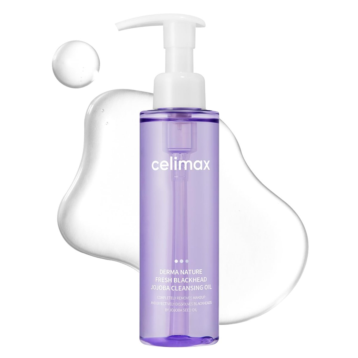celimax Derma Nature Fresh Blackhead Jojoba Reinigungsöl – Leichter & nicht fettender täglicher Make-up-Entferner, Gesichtsreiniger, verstopfte Poren & Mitesser Entfernung, Tiefenreinigung, 150 ml