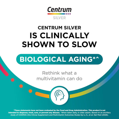 Centrum Silver Multivitamin für Erwachsene ab 50 – 80 Tabletten