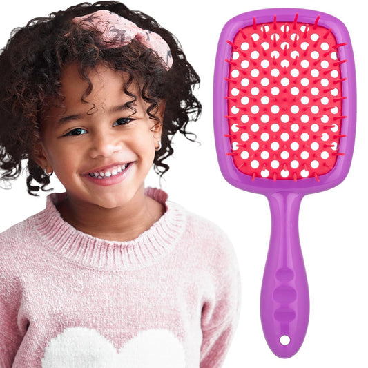 Curl Keeper Kinder Haarbürste – Sanfte Entwirrbürste für lockiges, welliges und krauses Haar – Ideal für nasse Haare – Leicht & einfach zu reinigen