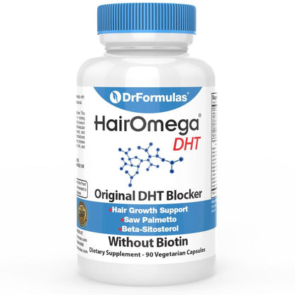 DrFormulas Original DHT Blocker Ohne Biotin | Nahrungsergänzungsmittel für Haarwachstum für Frauen und Männer, 45-Tage-Vorrat