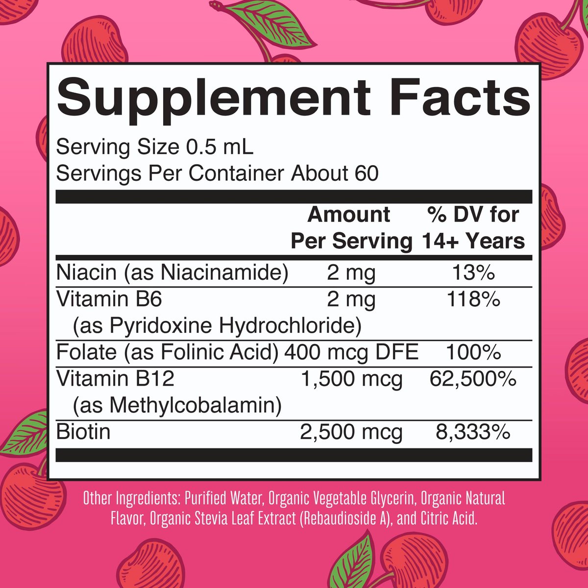 MaryRuth Organics Vitamin B Komplex | B-Vitamine Komplex | Biotin | Vitamin B12 | Niacin | Folat | Stoffwechselunterstützung | Vegan | USDA Organic | Non-GMO | Glutenfrei | 2-Monatsvorrat