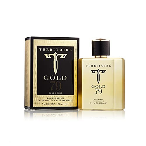 Territoire Eau De Parfum Gold 79 – Herrenparfüm, 3,4 Fl Oz
