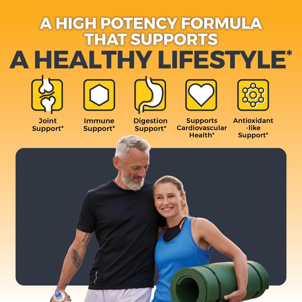 Viva Naturals Kurkuma & Ingwer Kapseln mit Schwarzem Pfeffer für bessere Absorption – Bio Kurkuma Curcumin für Gelenk-, Herz- und Verdauungsgesundheit, Non-GMO – 120 Tabletten