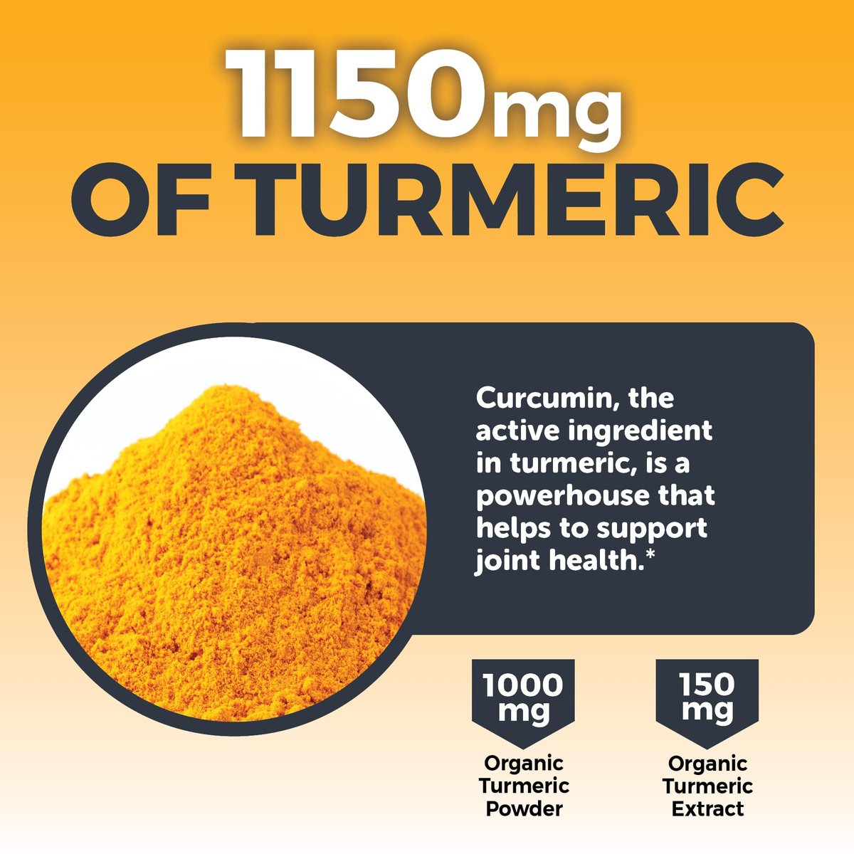 Viva Naturals Kurkuma & Ingwer Kapseln mit Schwarzem Pfeffer für bessere Absorption – Bio Kurkuma Curcumin für Gelenk-, Herz- und Verdauungsgesundheit, Non-GMO – 120 Tabletten