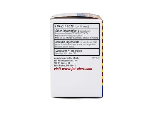 Jet-Alert Doppelstärke Koffein 200 mg Kapseln, 90 Kapseln, Packung mit 3