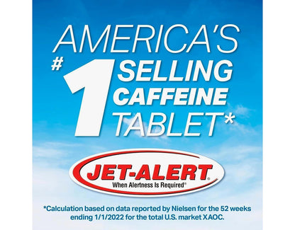 Jet-Alert Doppelstärke Koffein 200 mg Kapseln, 90 Kapseln, Packung mit 3