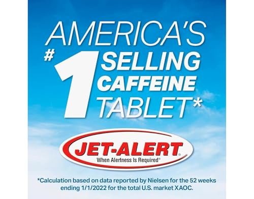Jet-Alert Doppelstärke Koffein 200 mg Kapseln, 90 Kapseln, Packung mit 3