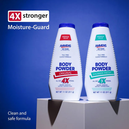 AMMENS Puder Shower Fresh Talkfrei, 311 g