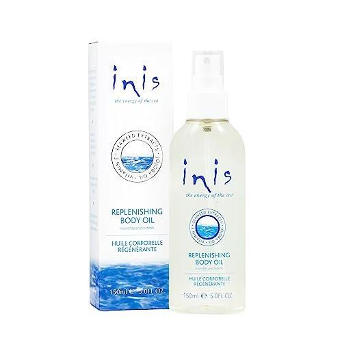 Inis the Energy of the Sea - Pflegendes Körperöl-Spray für Damen und Herren, schnell einziehendes Jojoba- und Seetang-Feuchtigkeitsöl, Trockenöl nach dem Duschen mit Vitamin E, 150 ml