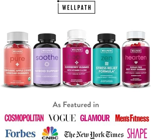 WellPath Soothe Hormonbalance für Frauen - Schilddrüsenunterstützung - Ashwagandha, Rhodiola, Jod, Selen & L-Tyrosin - Stimmungs- & Nebennierenunterstützung - Non-GMO, glutenfrei, 60 Kapseln