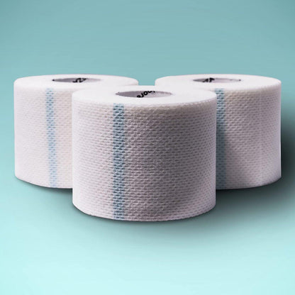 Areza Medical Chirurgisches Tape – Atmungsaktives, poröses Hautklebeband aus weichem Stoff – Fabripore – 2" x 10 yds (5 cm x 9 m) – 3 Rollen pro Packung
