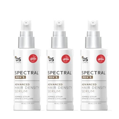 DS Laboratories Spectral Men's Haar-Dichte-Serum (ehemals Spectral.DNC-N) – Leichtes Leave-In für voller und dicker aussehendes Haar, schnell einziehend, nicht fettend, für alle Haartypen, 60 ml (3er-Pack)