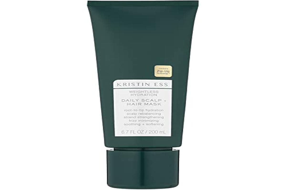 Kristin Ess Hair Weightless Hydration Tägliche Kopfhaut- und Haarmaske – Beruhigt die Kopfhaut, spendet Feuchtigkeit, ausgleichende Behandlung, Frizz-reduzierend, vegan, farb- und keratin-sicher, 200 ml