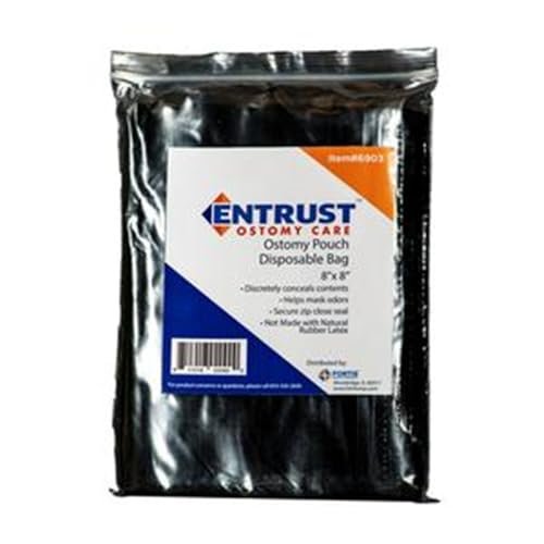 Fortis Entrust Stomabeutel Einwegbeutel 20x20 cm (60 Stück) – Diskret & Zuverlässig