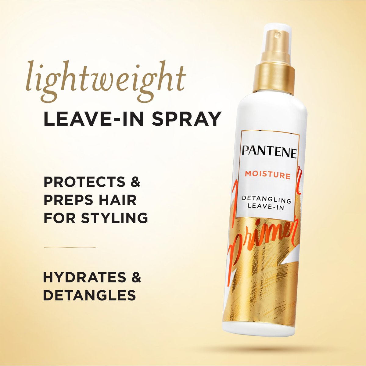 Pantene Pro-V Repair & Protect Pflegender Entwirrungsspray, Leave-In Conditioner für geschädigtes Haar, Antioxidantien angereichert, sulfatfrei, 8,5 Fl Oz (3er-Pack)