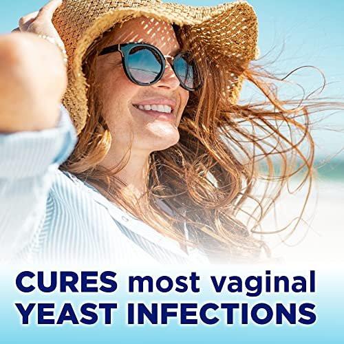 Tioconazol Creme 6,5 % – 1-Dosis Vaginalcreme gegen Scheidenpilz, Schnelle Linderung, Fertig-Applikator, Geruchslos, 0,16 Unze (1er-Pack)