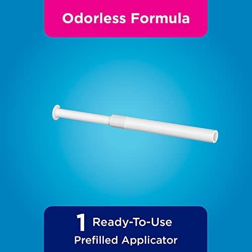 Tioconazol Creme 6,5 % – 1-Dosis Vaginalcreme gegen Scheidenpilz, Schnelle Linderung, Fertig-Applikator, Geruchslos, 0,16 Unze (1er-Pack)