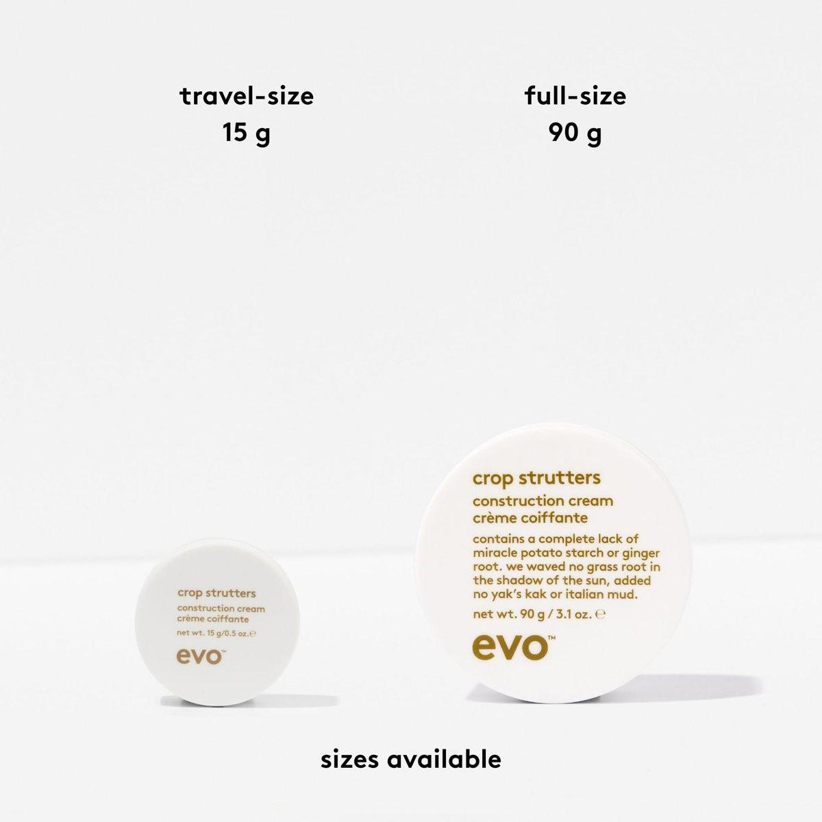 EVO Crop Strutters Haarstylingcreme für alle Haartypen - Definition, Textur & mittlerer Halt - 90 g