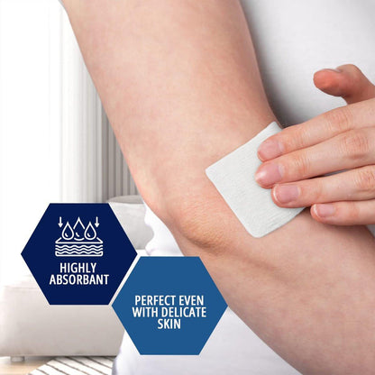 MED PRIDE Sterile Mullkompressen, 12-lagig, hochsaugfähige Baumwolle, einzeln verpackt, nicht haftend, schmerzfreier Wechsel (3x3 Zoll, 100 Stück)