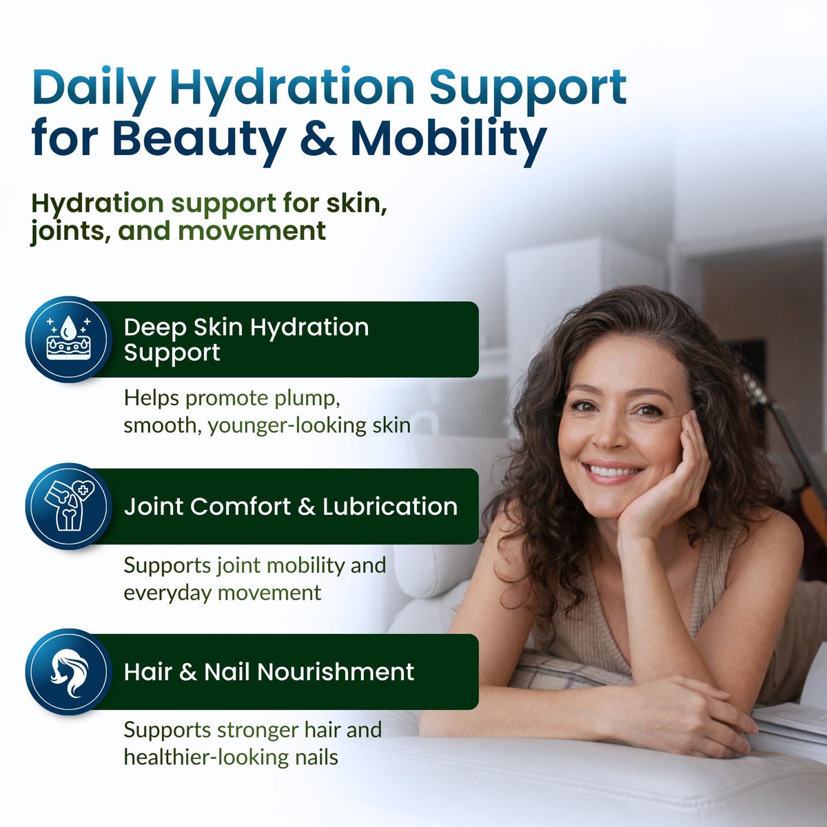 ForestLeaf Hyaluronsäure Kapseln | 100mg hoch bioverfügbares Hyaluron + 50mg Vitamin C | Für Hautfeuchtigkeit, Gelenkschmierung, Anti-Aging, Haare & Nägel | 120 Kapseln