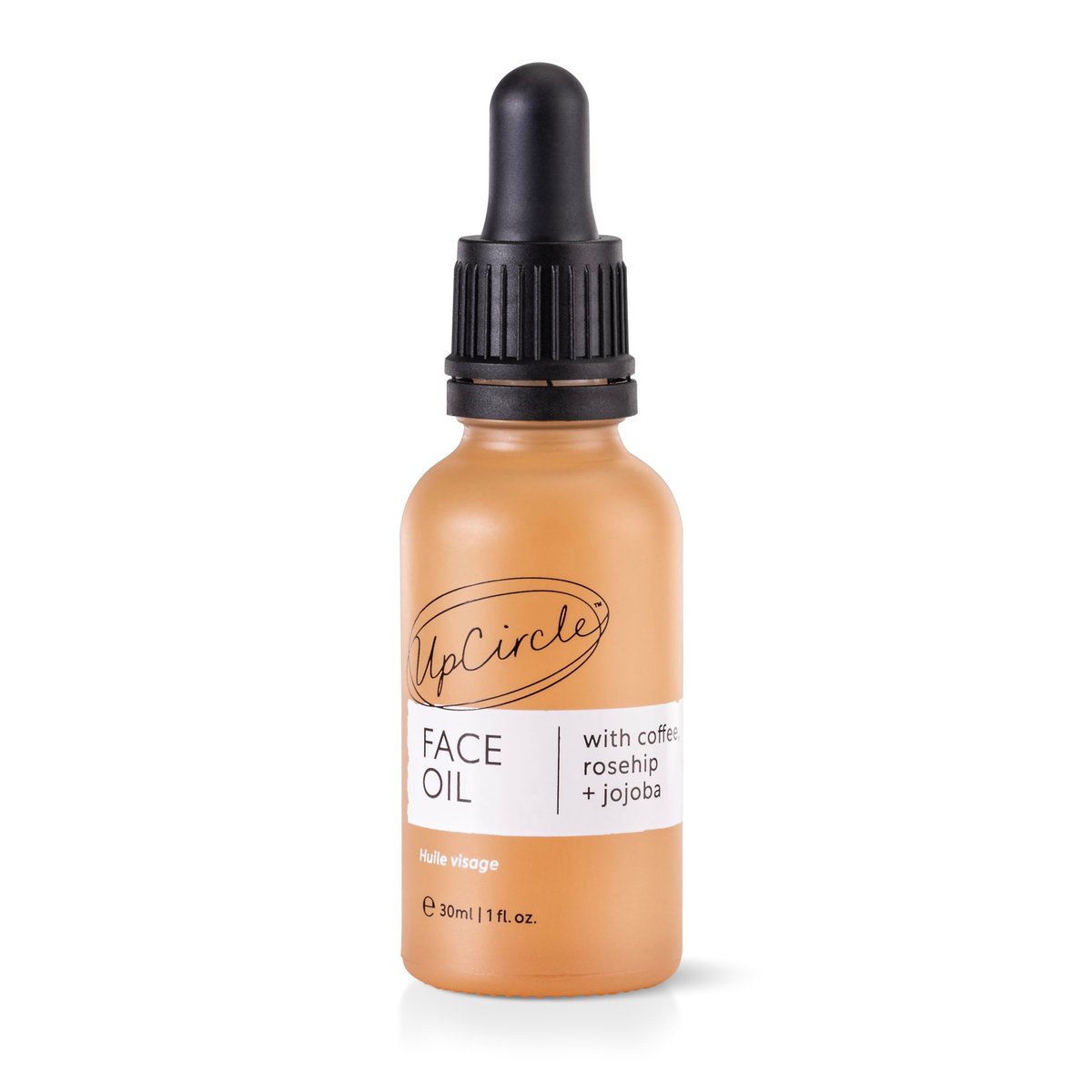 UpCircle Bio-Gesichtsserum mit Kaffeeöl 30ml – Vitamin C, Hagebuttenöl gegen dunkle Flecken + Sanddorn für geschmeidige Haut – Natürliches Feuchtigkeitsöl – Vegan & tierversuchsfrei