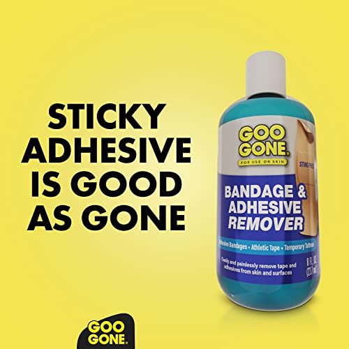 Goo Gone Hautkleber-Entferner – Sichere und schmerzfreie Entfernung von klebrigen Rückständen von kontinuierlichen Glukosemonitoren, KT Tape, medizinischem Klebeband, Herzfrequenzmessern, Insulinpumpen, 237 ml