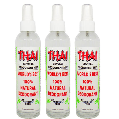 Thai Deodorant Stone Crystal Mist Natürliches Deodorant Spray 8 oz. Bundle, 2er-Pack