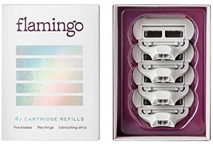 Flamingo Damen Rasierklingen Nachfüllpackung - 4 Stück