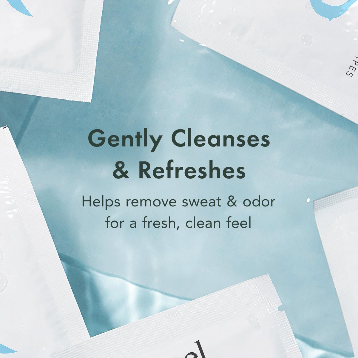 Rael Bio-Baumwolltücher für den Körper – einzeln verpackt, für alle Hauttypen (10 Stück, 2er-Pack)