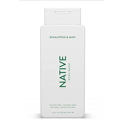 Native Duschgel Eukalyptus & Minze – 340 ml, Feuchtigkeitsspendend