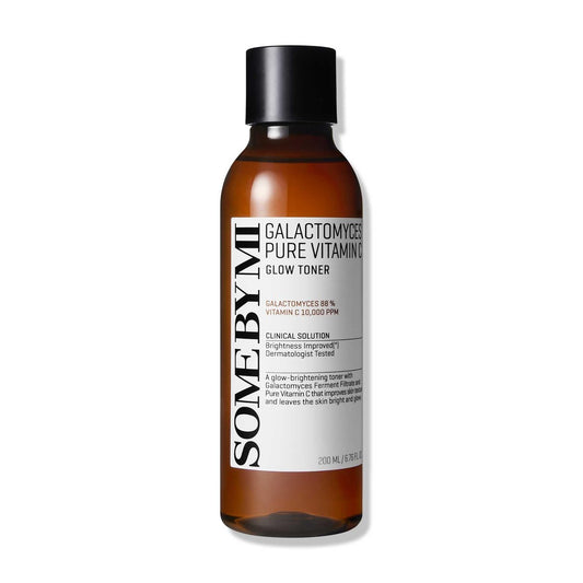 SOME BY MI Galactomyces Pure Vitamin C Glow Toner – 200 ml – Koreanischer Vitamin-C-Gesichtstoner für Hautaufhellung und Glashaut-Routine