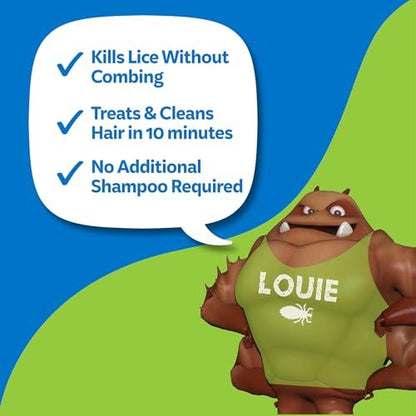 Nix Ultra Superlice Behandlung – All-in-One Shampoo gegen Kopfläuse mit Nissenkamm, 118 ml