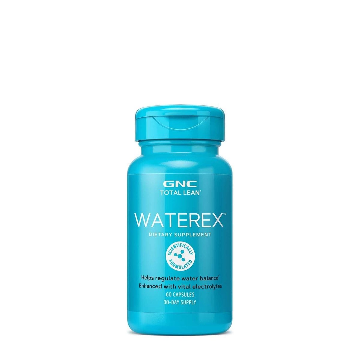 GNC Total Lean Waterex – Wasserhaushalt regulieren mit Elektrolyten, 60 Kapseln