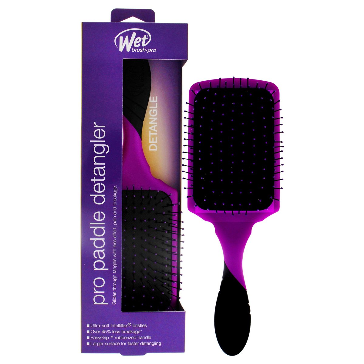 Wet Brush Pro Detangler Brush Paddle Lila - 1 Stück
