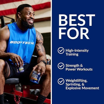 BodyTech Kreatin-Monohydrat Kapseln, mikronisiertes Kreatin für Männer und Frauen, 2250 mg pro Portion, Pre-Workout & Post-Workout Supplement, glutenfrei, zuckerfrei, 100 Kapseln