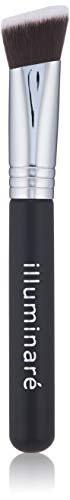 ILLUMINARÉ Foundation Brush - Flachkopf mit eckiger Kante - Taklon - Präziser Pinsel für makelloses Make-up