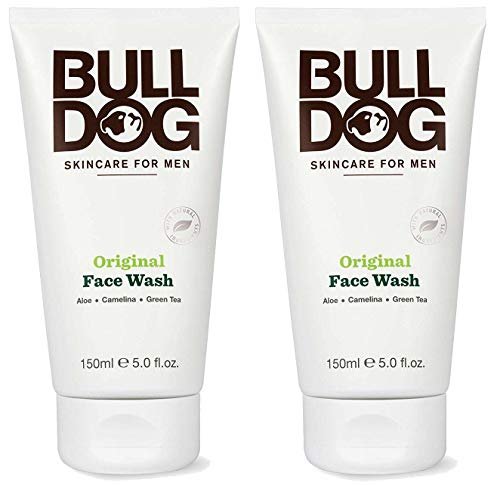 Bulldog Skincare and Grooming For Men Original Gesichtsreinigung, 2er-Pack, je 150 ml