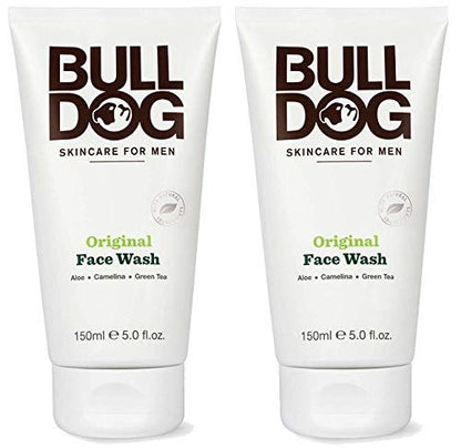 Bulldog Skincare and Grooming For Men Original Gesichtsreinigung, 2er-Pack, je 150 ml