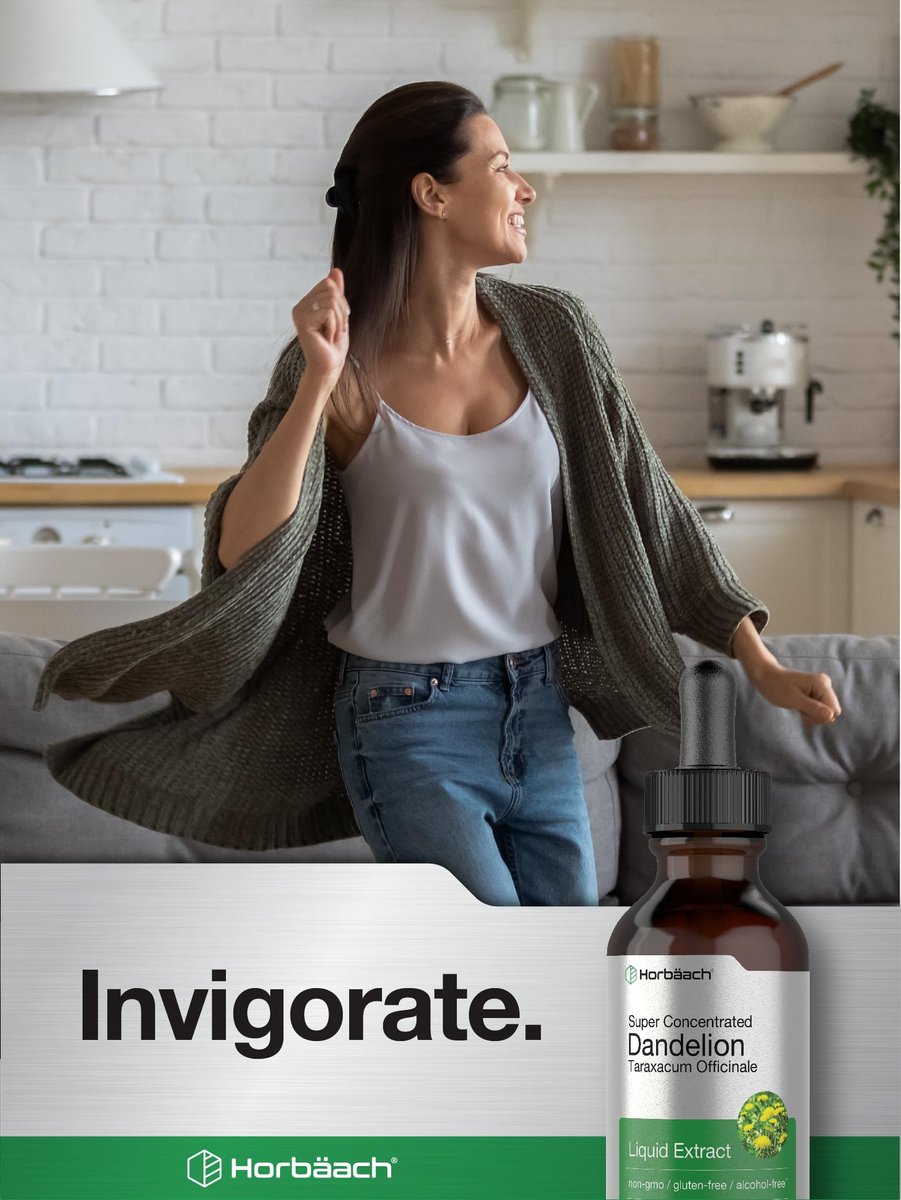 Horbäach Löwenzahnwurzel-Extrakt Nahrungsergänzungsmittel | 60 ml | Hochkonzentriert | Alkoholfreie Flüssigtinktur | Vegetarisch, Nicht-GVO, Glutenfrei