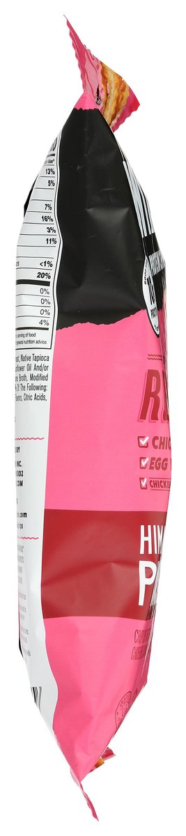 Wilde Chips Hühnchen-Chips mit Himalaya-Salz, 63,8 g – Proteinreicher Snack aus Hühnerbrust und Kartoffeln