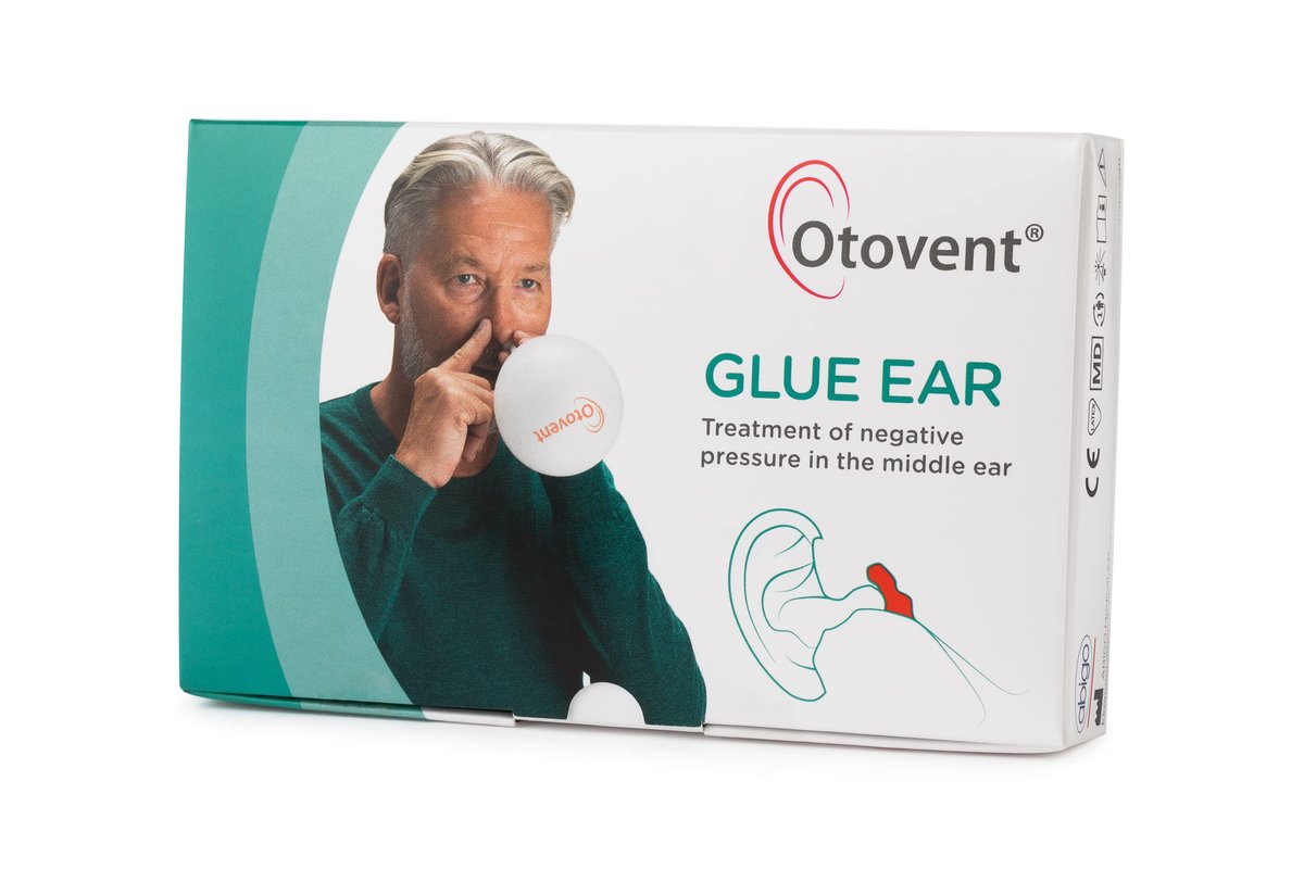 Otovent Erwachsenen Autoinflationsgerät - Klinisch wirksame Behandlung bei Paukenerguss (Glue Ear)
