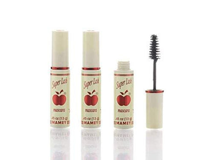 3er-Pack Apple Super Lash Mascara – Mamey – Intensive schwarze Wimperntusche für empfindliche Augen