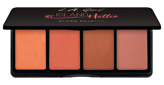 L.A. Girl Fanatic Blush Palette, Island Hottie GBL421 – Intensiver Farbton für strahlende Wangen