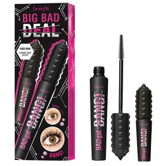 Benefit Cosmetics BadGal Bang Mascara Set – Full Size + Mini, 2-teilig, Schwarz