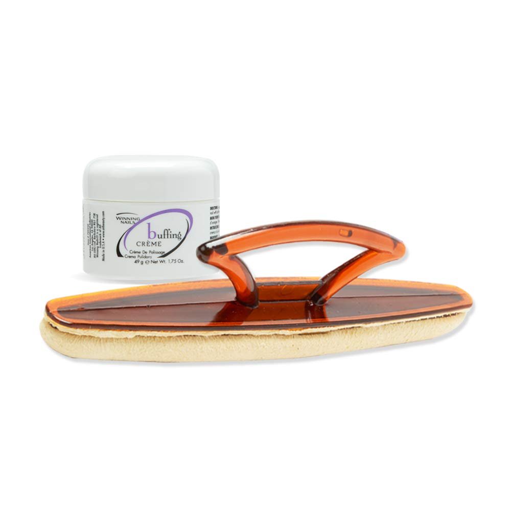 Winning Nails Chamois Buffer und Nagelhautpflege-Creme – Glanz für stumpfe Nägel und weiche Nagelhaut