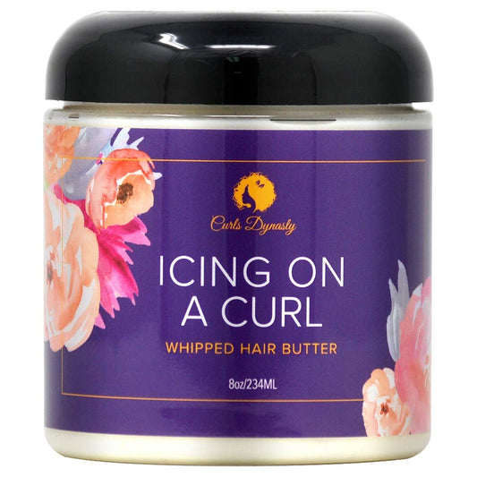 Curls Dynasty Icing On A Curl Whipped Hair Butter 8 oz – Pflegende Haarbutter für Locken