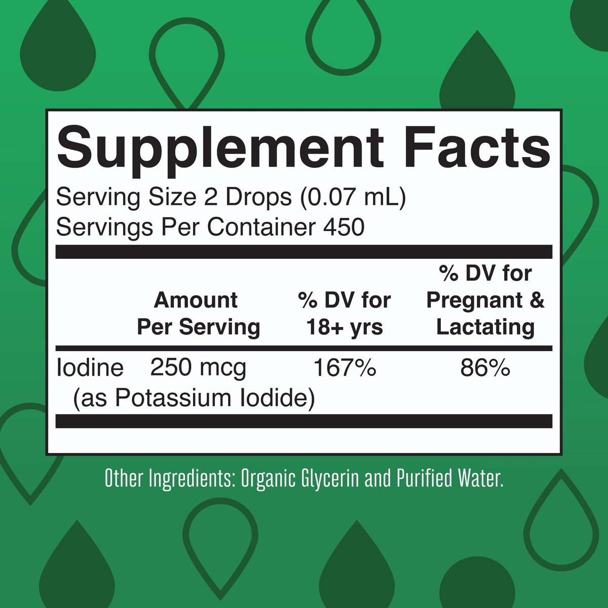 MaryRuth Organics Iod Liquid Drops | Kaliumiodid | 1-Jahres-Vorrat | 450 Portionen | Schilddrüsengesundheit | USDA Bio | Vegan | Ohne Gentechnik | Glutenfrei | 30 ml
