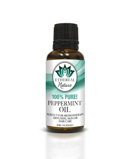 Ethereal Nature 100% reines Pfefferminzöl, 30 ml – Aromatherapie & ätherisches Öl