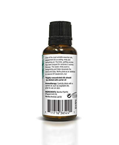 Ethereal Nature 100% reines Pfefferminzöl, 30 ml – Aromatherapie & ätherisches Öl