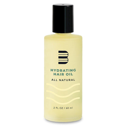 BLUMAAN Hydrating Hair Oil - 100% natürliches Männer-Haarstärkungsöl für trockenes, frizziges, glattes oder lockiges Haar - 60 ml